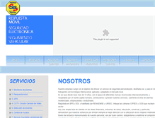Tablet Screenshot of cesalarmas.com.uy